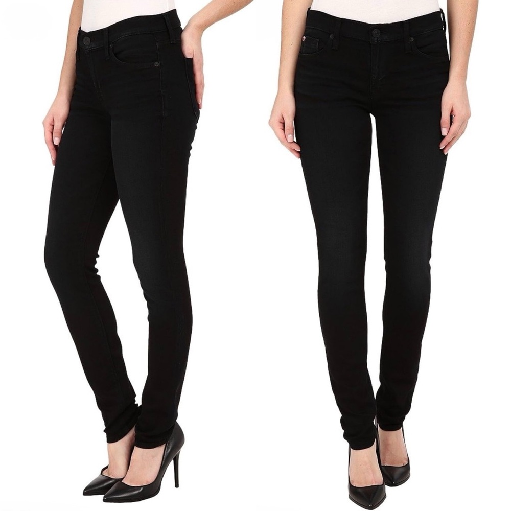 ⚡️ NEW HUDSON NICO MIDRISE SUPER SKINNY ANKLE JEANS INFLUENCER BLACK 26 CLASSIC